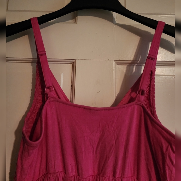 Torrid Lenny Smocked Bodice Midi Dress 00 (10/12) - Picture 13 of 16